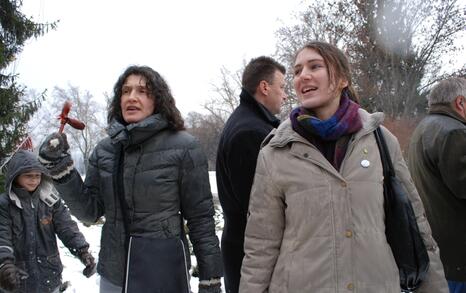 March against GMO release in Bulgaria – 31.01.2010, Sofia