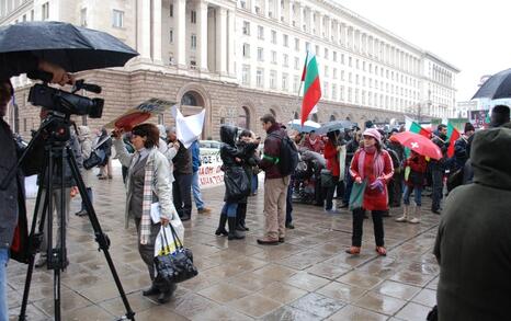 Sofia – Protest against GMO release in Bulgaria - 11.02.2010