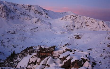 Rila's frozen lakes