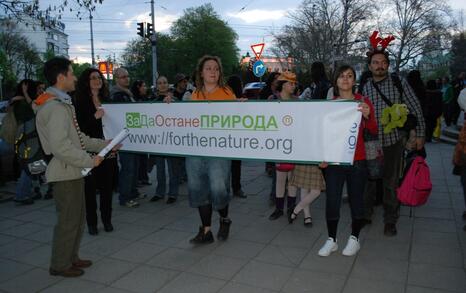 Celebrating Earth's day 2010 in Sofia