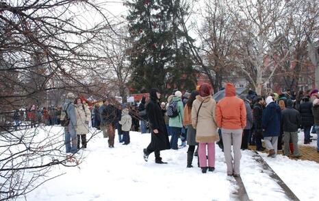 March against GMO release in Bulgaria – 31.01.2010, Sofia