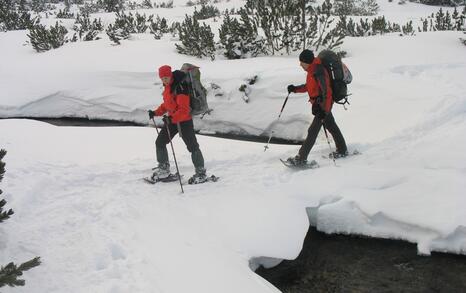 “Mountains and People” Association’s snowshoe hike in Rila 