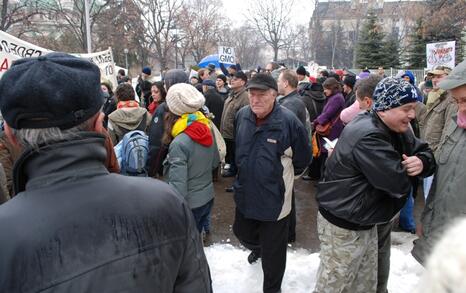 March against GMO release in Bulgaria – 31.01.2010, Sofia