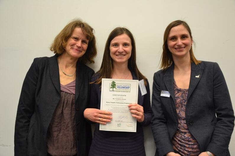 Graduation of young environmentalists under a training program in Germany 