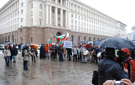 Sofia – Protest against GMO release in Bulgaria - 11.02.2010