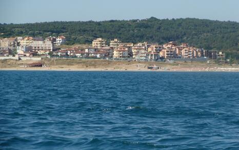 Headlong construction south of Sozopol