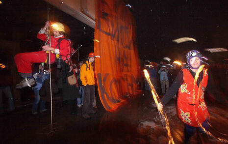 Procession for Rila and Bulgarian nature on 23 January 2008 in Sofia and Blagoevgrad