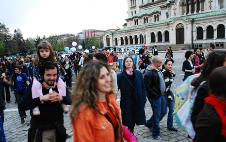 Celebrating Earth's day 2010 in Sofia