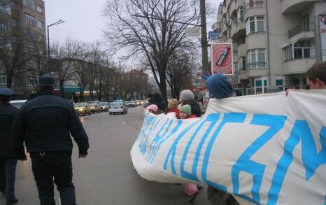 Procession for Rila and Bulgarian nature on 23 January 2008 in Sofia and Blagoevgrad