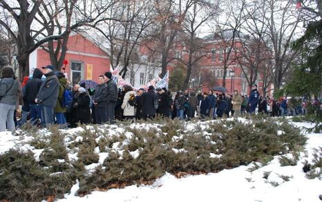 March against GMO release in Bulgaria – 31.01.2010, Sofia