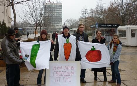 Information campaign against GMO release in Bulgaria – 31.01.2010, Plovdiv