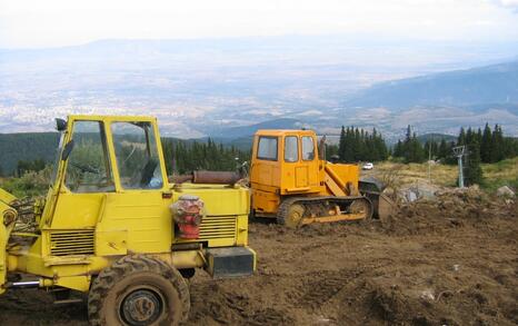 The stony rivers on Vitosha destroyed