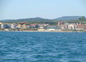 Headlong construction south of Sozopol