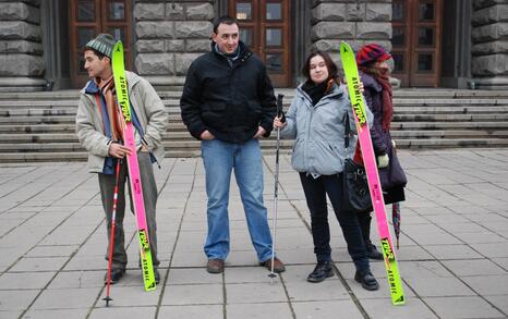 Citizens’presence in front of the Council of Ministers - 16.12.2009