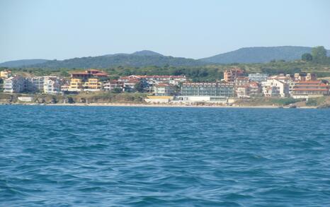 Headlong construction south of Sozopol