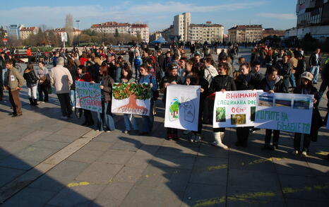 Protest for the Bulgarian forests