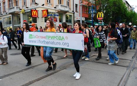 Celebrating Earth's day 2010 in Sofia