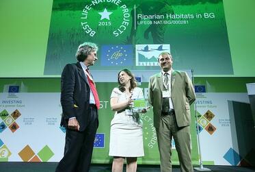 Projects of Green Balkans, WWF, BBF and BSPB receive recognition together with the best in Europe