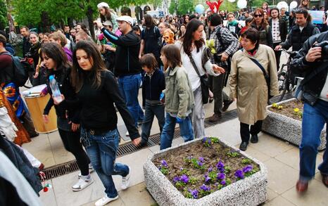 Celebrating Earth's day 2010 in Sofia