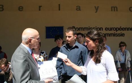 Submission of the petition about saving Rila Mountain in the EU Comission, 08.05.2008