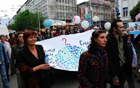 Celebrating Earth's day 2010 in Sofia