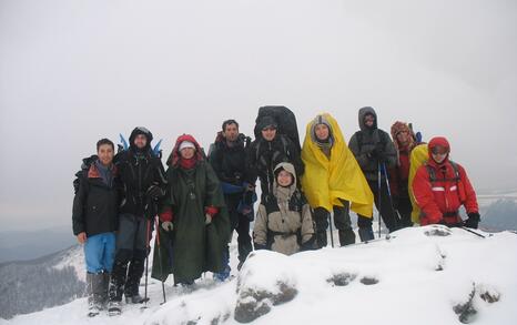 Winter 5-day hike of tourist club 'Prista'-Ruse and friends of the ForTheNature Coalition in Central Balkan National Park