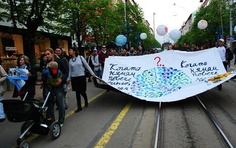 Celebrating Earth's day 2010 in Sofia