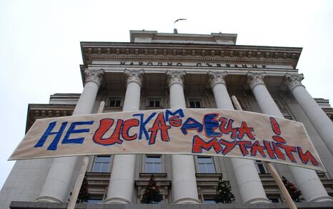 Citizens’ presence for Bulgaria as a GMOs free area, 10.12.2009