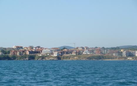 Headlong construction south of Sozopol