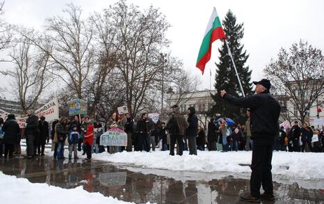 March against GMO release in Bulgaria – 31.01.2010, Sofia