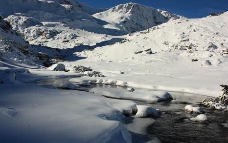 Rila's frozen lakes