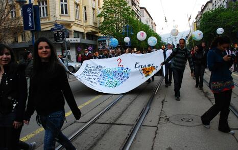 Celebrating Earth's day 2010 in Sofia