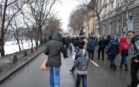 March against GMO release in Bulgaria – 31.01.2010, Sofia