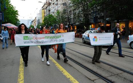 Celebrating Earth's day 2010 in Sofia