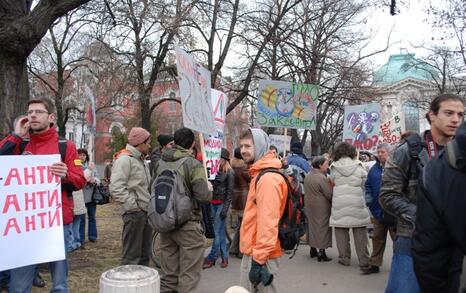 ПРОТЕСТ- Да спрем нашествието на ГМО в България, 13.01.2010