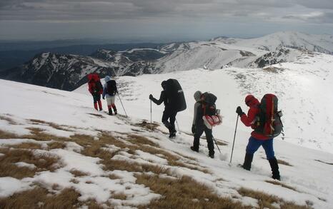 Winter 5-day hike of tourist club 'Prista'-Ruse and friends of the ForTheNature Coalition in Central Balkan National Park