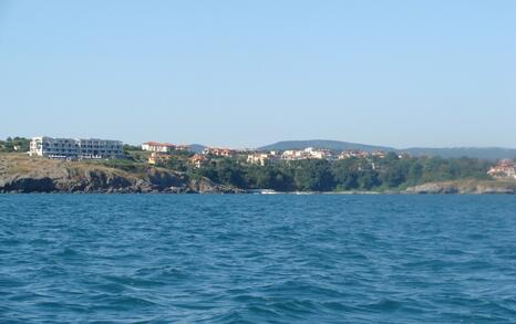 Headlong construction south of Sozopol