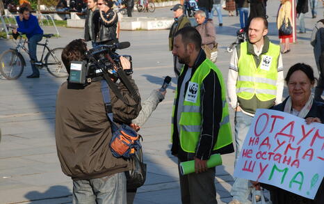 Protest for the Bulgarian forests