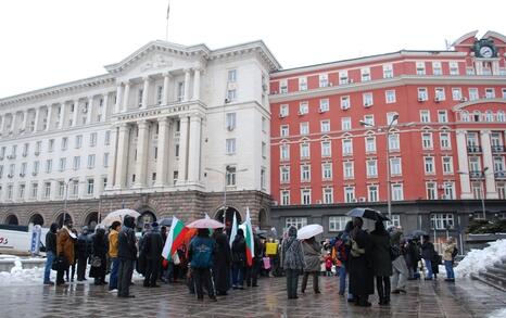 Sofia – Protest against GMO release in Bulgaria - 11.02.2010