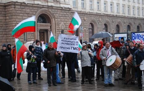 Sofia – Protest against GMO release in Bulgaria - 11.02.2010