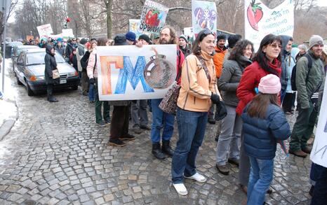 March against GMO release in Bulgaria – 31.01.2010, Sofia