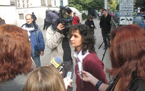 Art Action against the ploughing in Nature Park Vitosha 