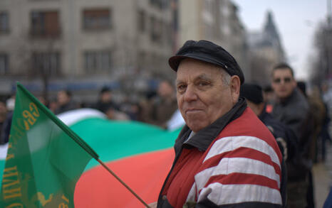 Third day of protests in front of the Parliament, 16.01.2009