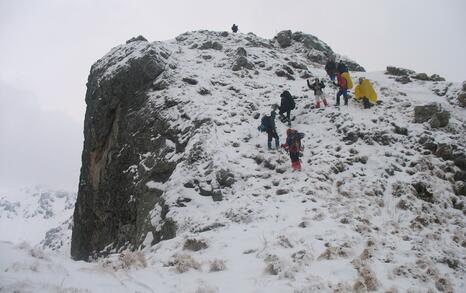 Winter 5-day hike of tourist club 'Prista'-Ruse and friends of the ForTheNature Coalition in Central Balkan National Park