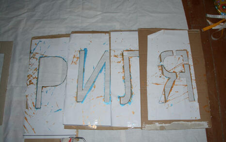 Painting a poster for the national hike 'I love Rila, I walk!'