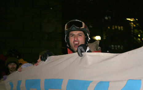 Procession for Rila and Bulgarian nature on 23 January 2008 in Sofia and Blagoevgrad