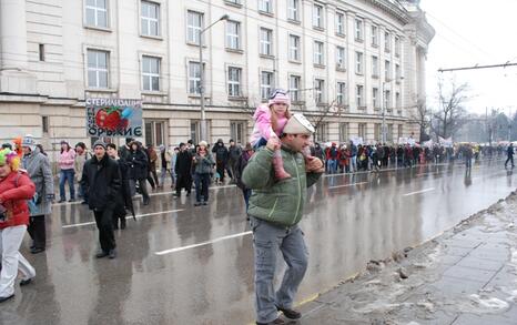 March against GMO release in Bulgaria – 31.01.2010, Sofia