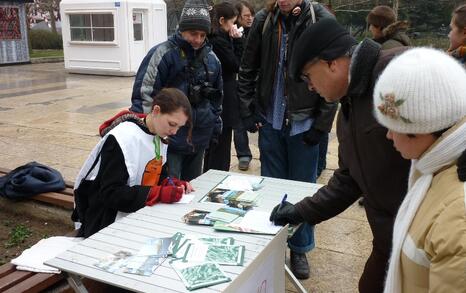 Information campaign against GMO release in Bulgaria – 31.01.2010, Plovdiv