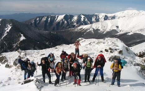 Winter 5-day hike of tourist club 'Prista'-Ruse and friends of the ForTheNature Coalition in Central Balkan National Park