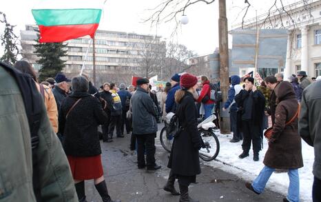 March against GMO release in Bulgaria – 31.01.2010, Sofia